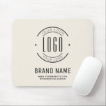 Modern custom company logo business branded mouse pad<br><div class="desc">Modern custom company logo business branded</div>