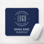 Modern custom company logo business branded mouse pad<br><div class="desc">Modern custom company logo business branded</div>