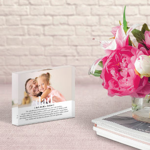 Modern Custom Definition of a Dad Photo Block
