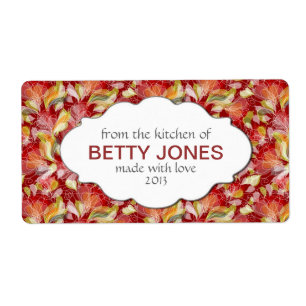 Modern Custom DIY Canning, Jam or Product Labels