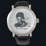 Modern Custom Etched Photo Effect Watch<br><div class="desc">This simplistic personalized photo watch, featuring an etched photo effect with the option to add text, will make the perfect gift for any occassion, funeral, fun raising event, wedding, birthday, fathers day, christmas and valentines day. The font style, size and colour can be changed after personalizing by clicking on the...</div>