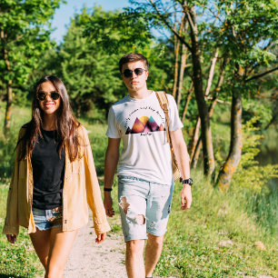 modern, Custom Family Reunion Road Trip Mountain  T-Shirt