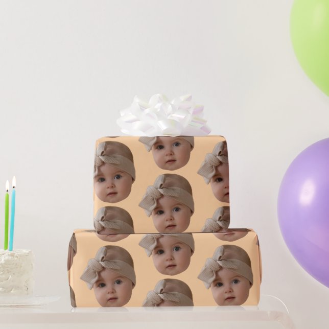 Modern Custom Funny Gift Birthday Party Christmas  Wrapping Paper (Party Gifts)