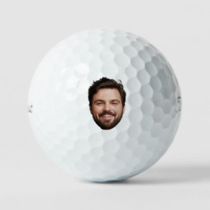 Modern Custom Image Groomsman Funny GIft Idea Golf Balls