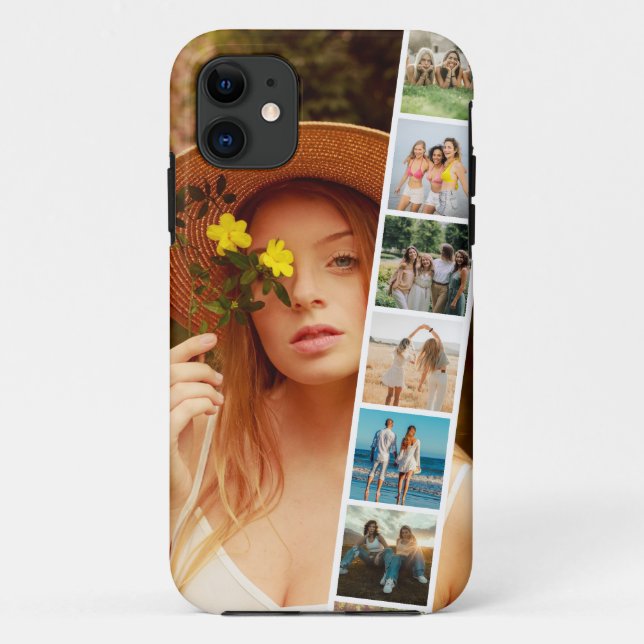 Modern Custom Insta Photo Collage Film Strip  Case (Back)