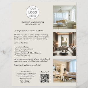 Modern Custom Logo Professional Business Flyer