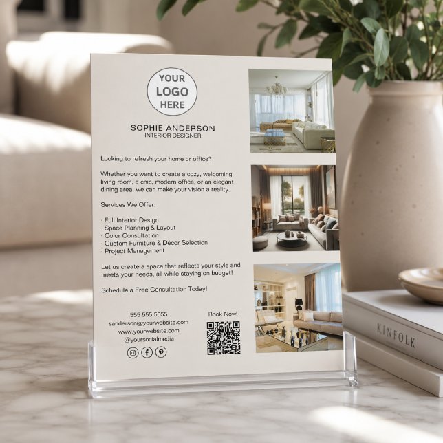 Modern Custom Logo Professional Business Flyer (Modern Custom Logo Professional Business Flyer)