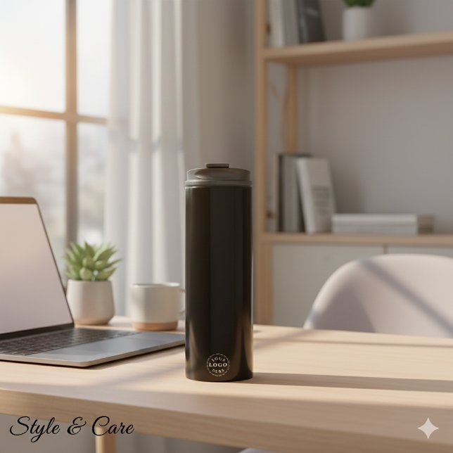 Modern Custom Logo Tumbler in Clean Black Design (Modern Custom Logo Tumbler in Clean Black Design)