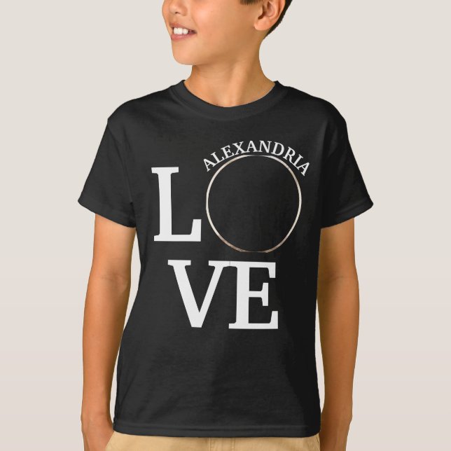 Modern Custom love photo template T-Shirt (Front)