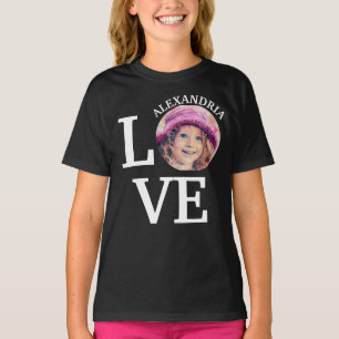 Modern Custom love photo template T-Shirt