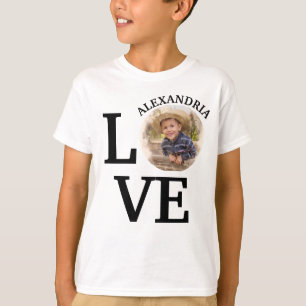 Modern Custom love photo template T-Shirt