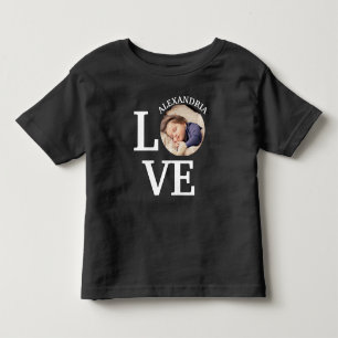 Modern Custom love photo template Toddler T-shirt