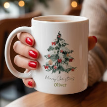 Modern Custom Name Christmas