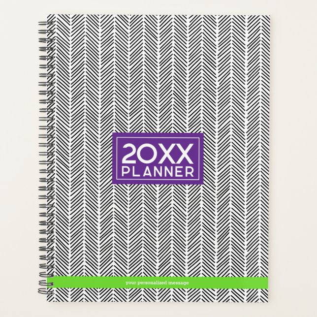  Modern Custom Name | Personalized Travel Planner (Front)