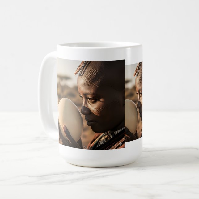 Modern Custom Photo Collage Coffee Mug (Front Left)