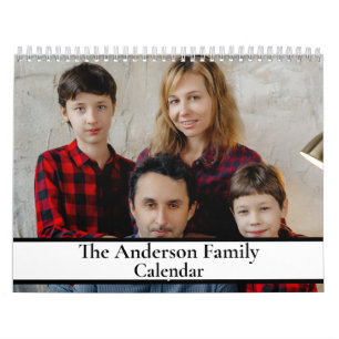 Modern Custom Photo Create Your Calendar 2025