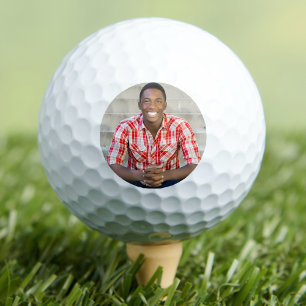 Modern Custom Photo Golf Balls