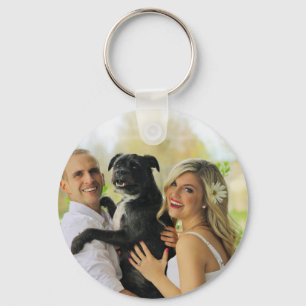 Modern Custom Photo Keychain
