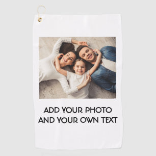 Modern Custom Photo or Logo Team Logo golf  Towel