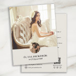 Modern Custom Photo QR Photographer Business Flyer<br><div class="desc">Create a professional and modern business flyer with two custom photos on the front and personalized details, plus a scannable QR code on the back for easy networking. Ideal for interior designers, photographers, artists, fashion designers, and other creative professionals looking to make a lasting impression. Grow your business with personalized...</div>