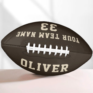 Modern Custom Player Name Number Team Football