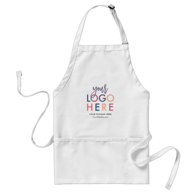 Modern Custom Promotional Business Logo Website Standard Apron (Front)