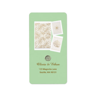 Modern Custom Return Address Labels