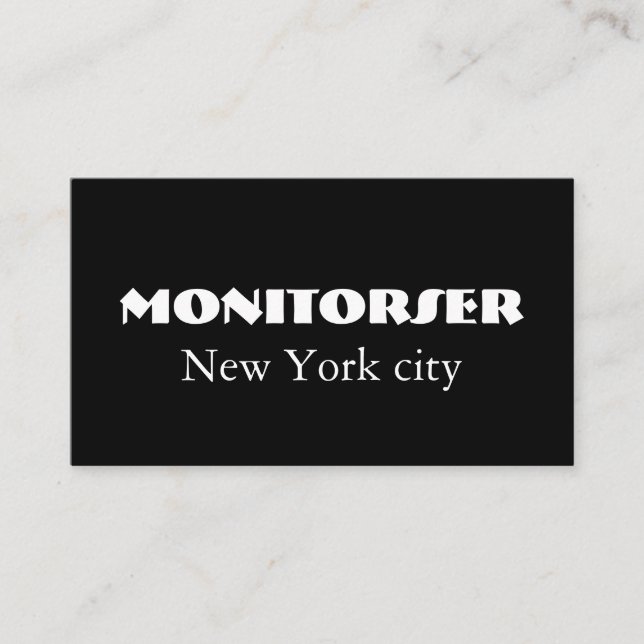 Modern Customizable Business Card (Front)