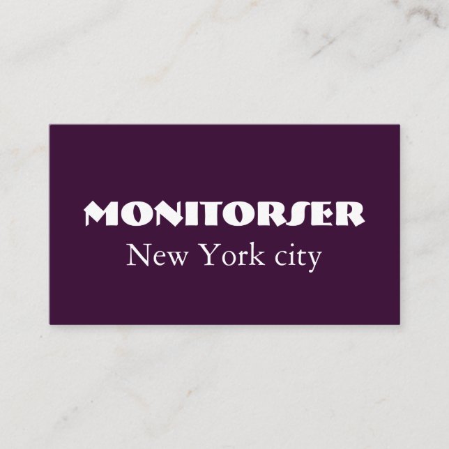 Modern Customizable Business Card (Front)