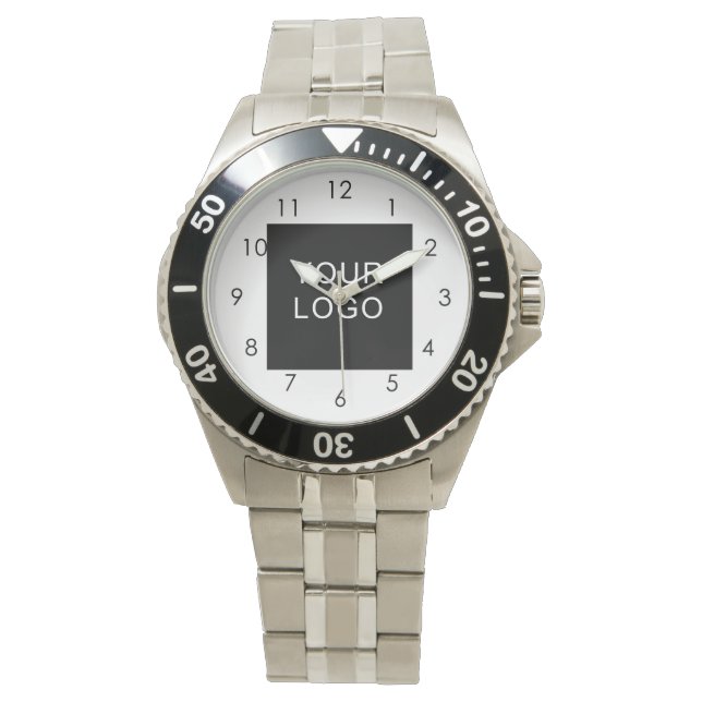 Modern Customizable Business Company Logo   Watch (Front)