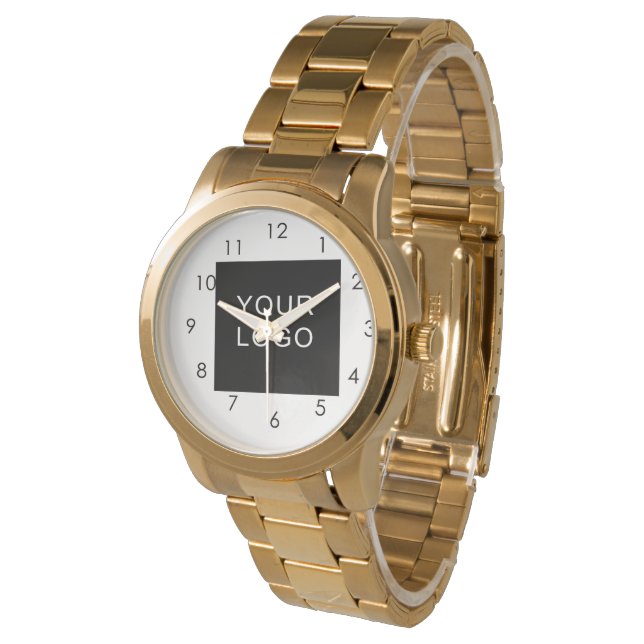 Modern Customizable Business Company Logo  Watch (Angled)