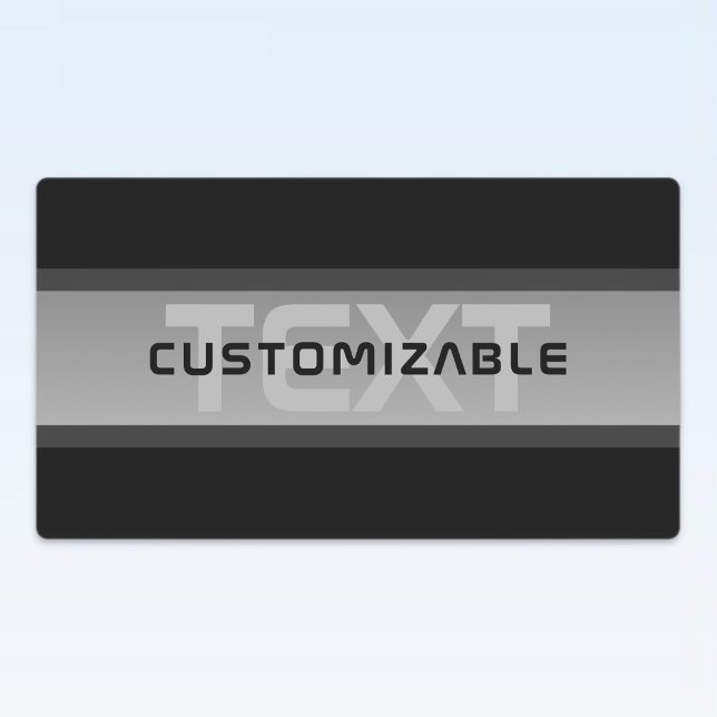 Modern Customizable Layered Text | Black & Grey (Creator Uploaded)