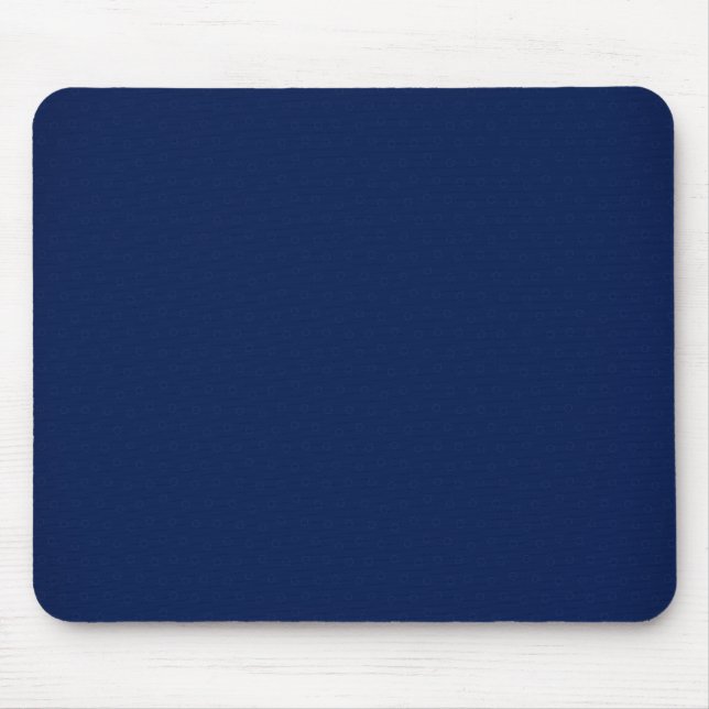 Modern Customizable Royal Navy Blue Mouse Pad (Front)