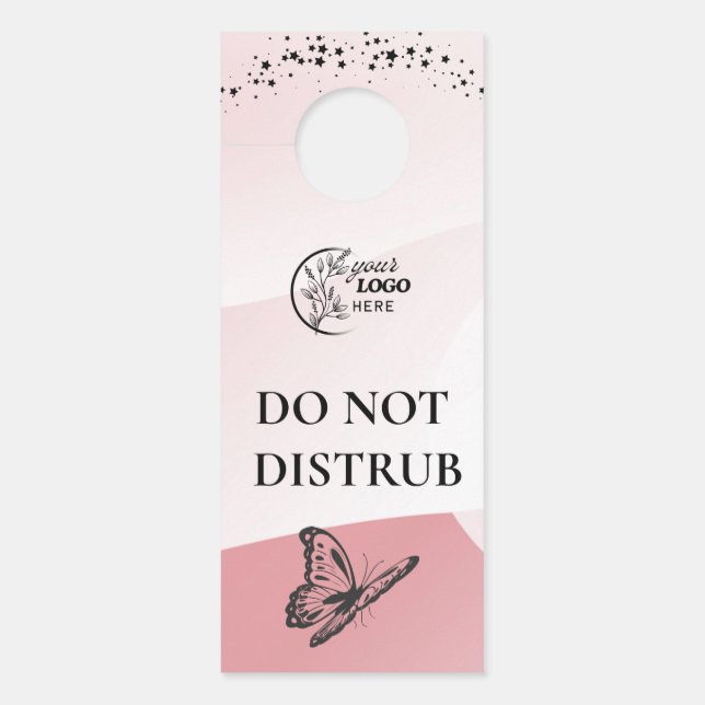 Modern Customize  Do Not Disturb Door Hanger (Front)