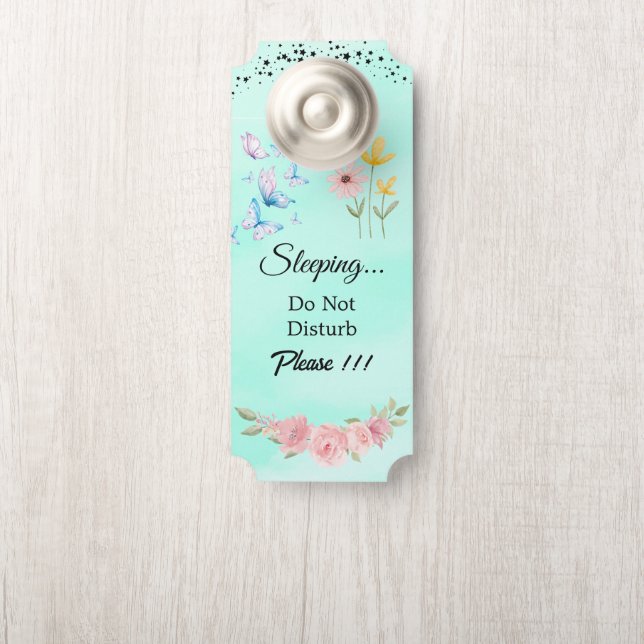 Modern Customize  Do Not Disturb Door Hanger (On Knob)