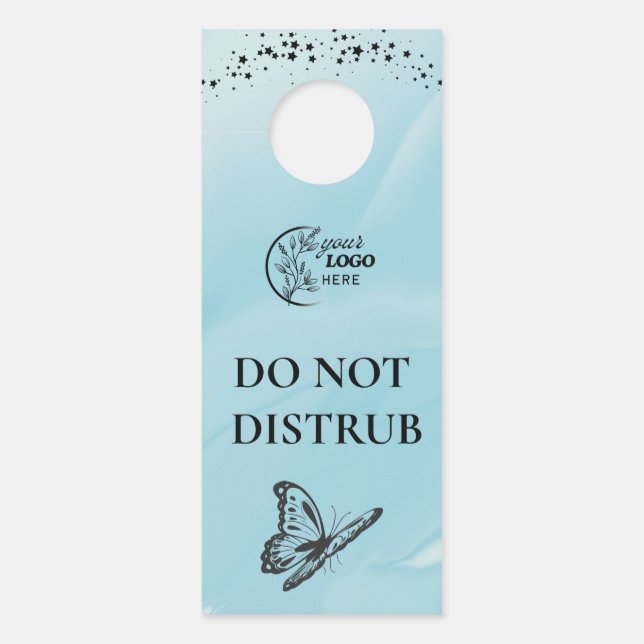 Modern Customize  Do Not Disturb Door Hanger (Front)