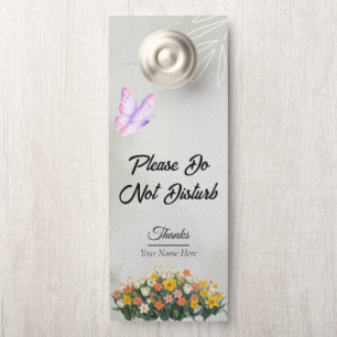 Modern Customize Do Not Disturb Door Hanger