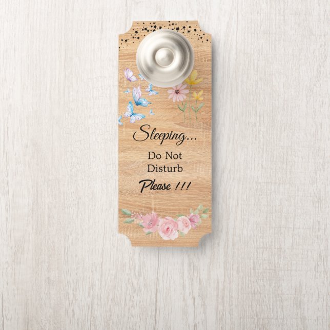 Modern Customize  Do Not Disturb Door Hanger (On Knob)