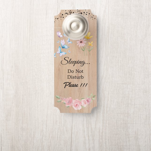 Modern Customize  Do Not Disturb Door Hanger (On Knob)