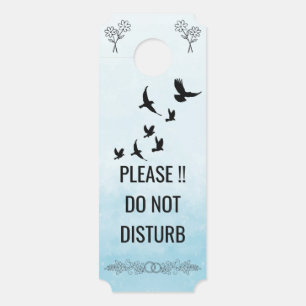 Modern Customize Do Not Disturb Door Hanger