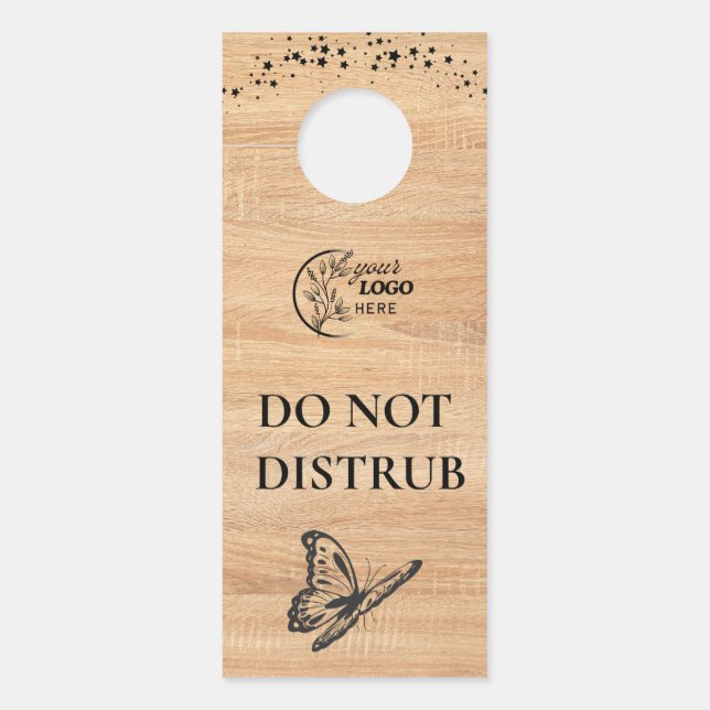Modern Customize  Do Not Disturb Door Hanger (Front)