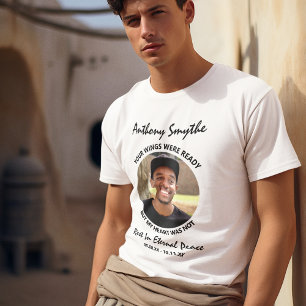 Modern Customized Photo Memorial T-Shirt