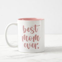 Modern Cute Best Mom Ever Kids Names Photo | Pink