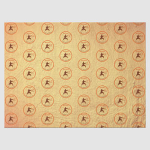 Modern Cute Cool Martial Arts Karate Kids Birthday Tissue Paper