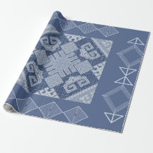 Modern, Cute, Geometric Wrapping Paper, WP2
