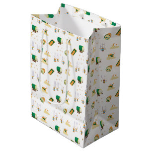 Modern Cute Ramadan Eid Mubarak  Medium Gift Bag