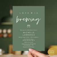 Modern Cute Romantic Beer Party Bridal Shower