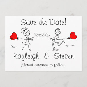 Modern Cute Save the Date