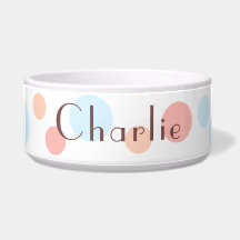Modern Cute Simple Dots Pastel Personalized