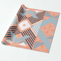 Modern, Cute, Stylish,Geometric Wrapping Paper WP1